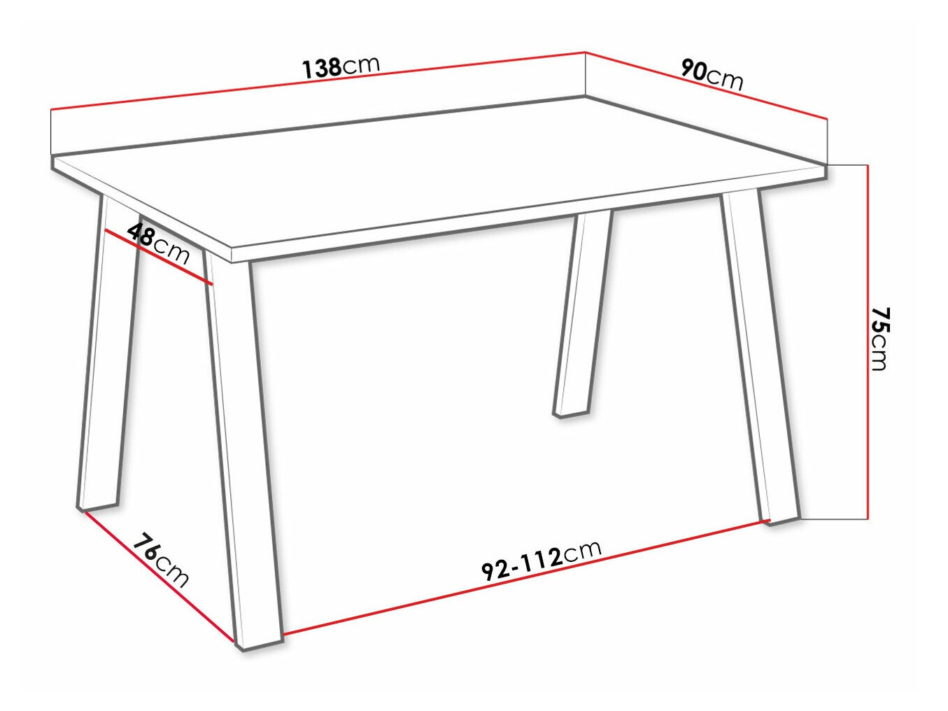 Galds Tucson 141 (Artisan ozols)