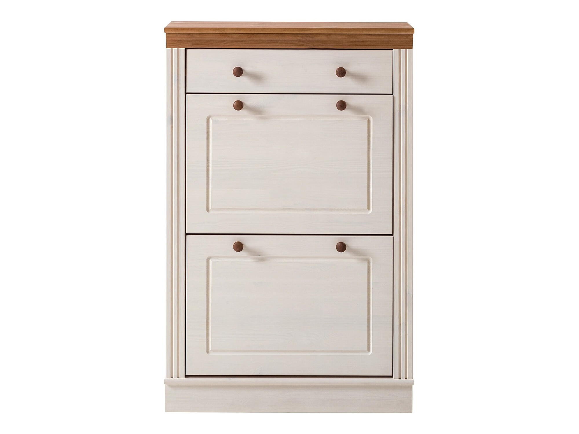 Тумба для обуви Saltoro 132 (Белый + Медовый дуб)