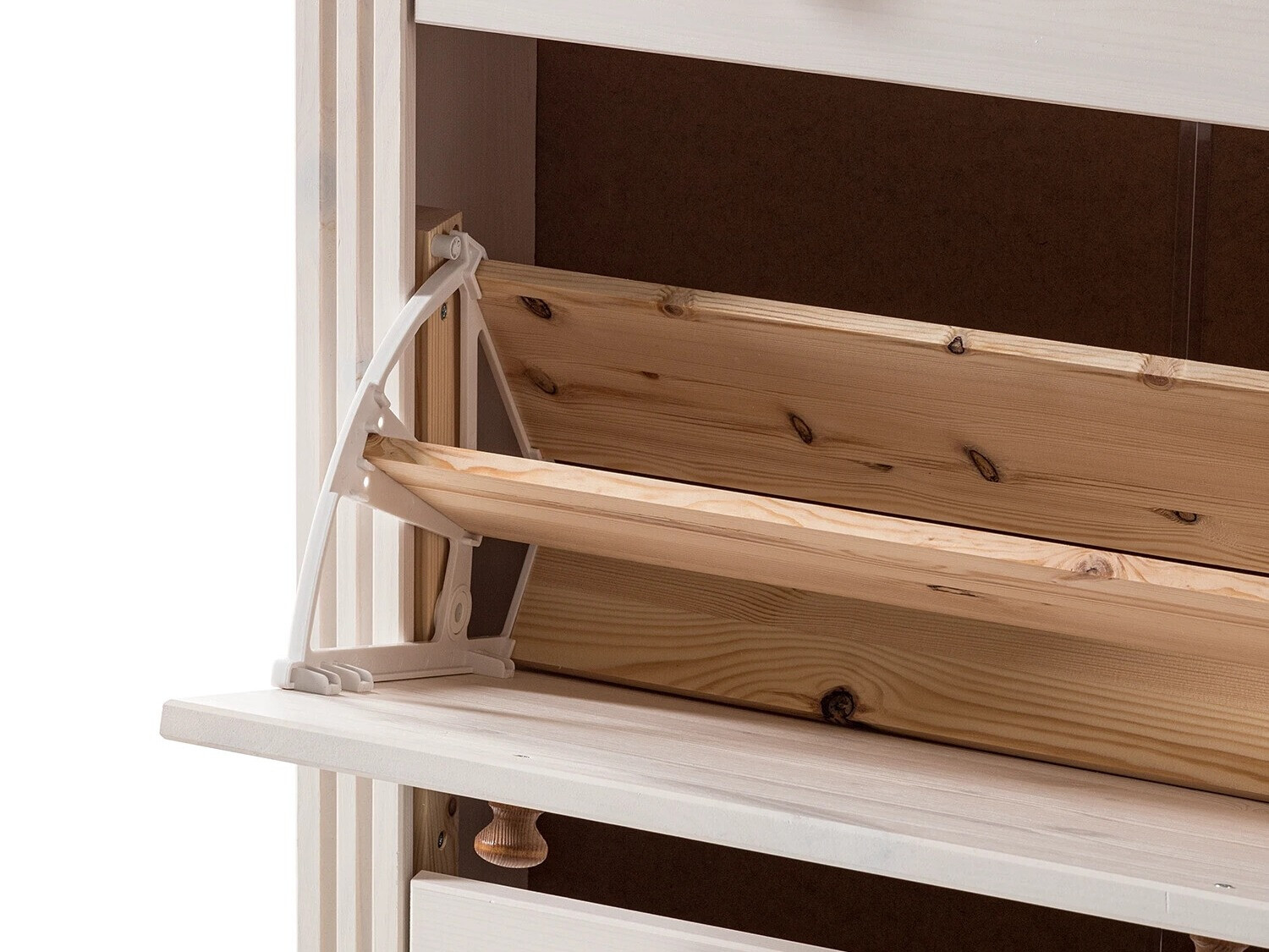 Тумба для обуви Saltoro 132 (Белый + Медовый дуб)