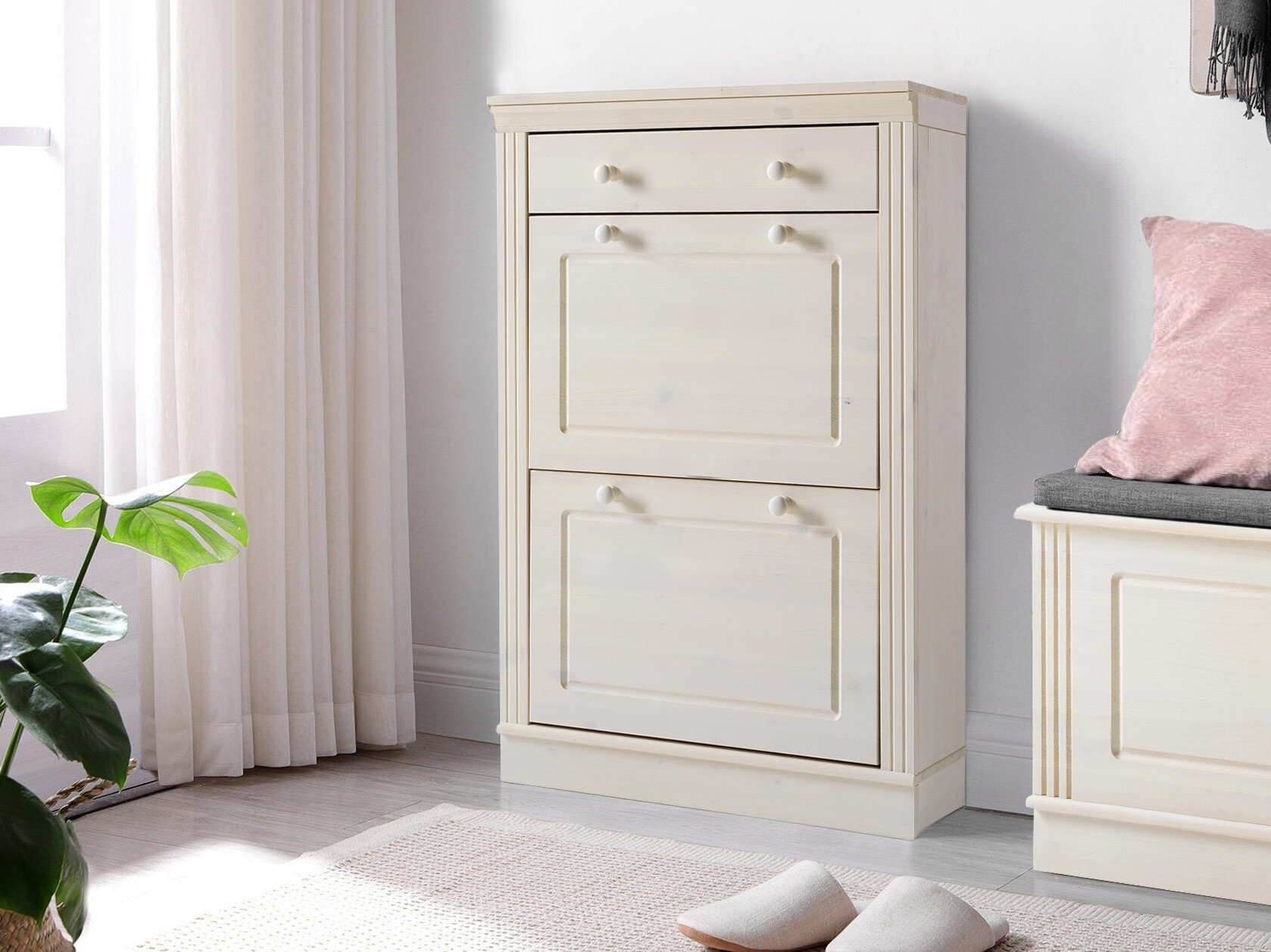 Тумба для обуви Saltoro 132 (Белый)