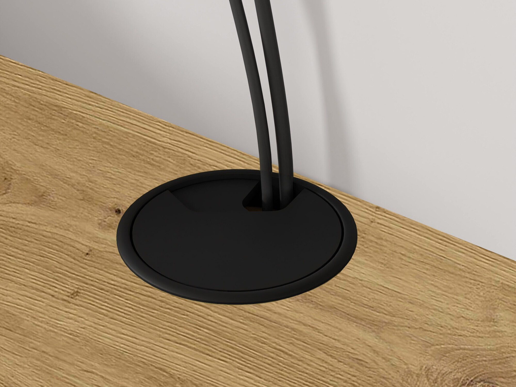 ТВ тумба Buffalo 176 (Матовый белый + Artisan дуб)