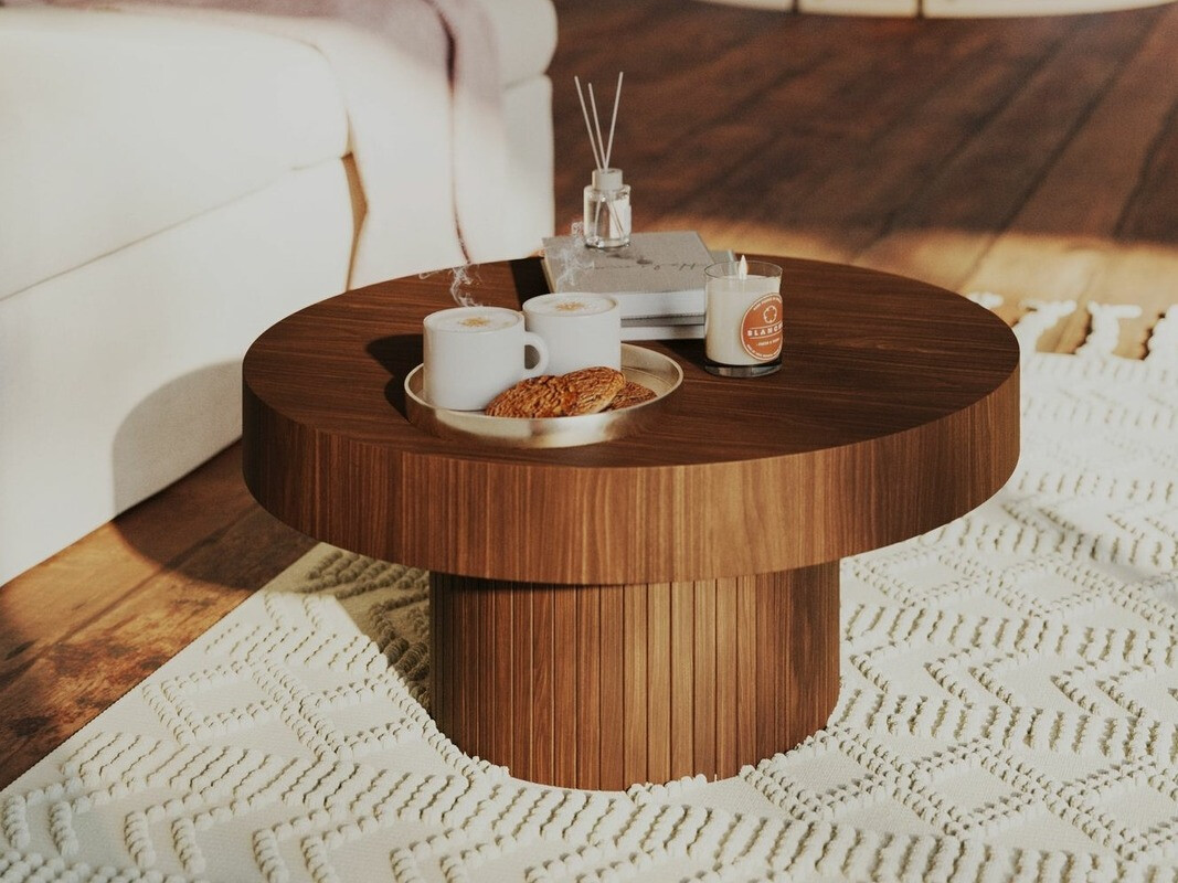 Žurnālu galdiņš Evarleva 106 (Riekstkoks)