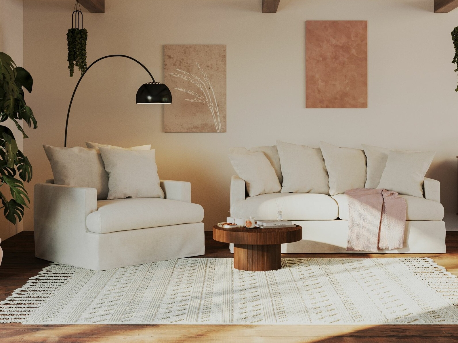 Žurnālu galdiņš Evarleva 106 (Riekstkoks)