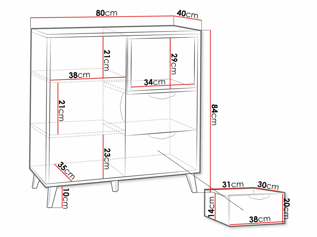 Kомод Domvera 108