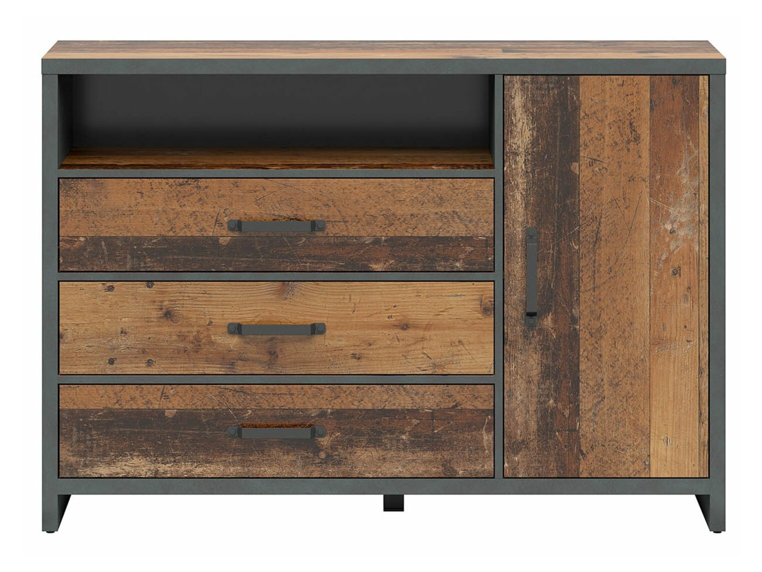 Kumode Belsera 101 (Brūns + Matera pelēks)