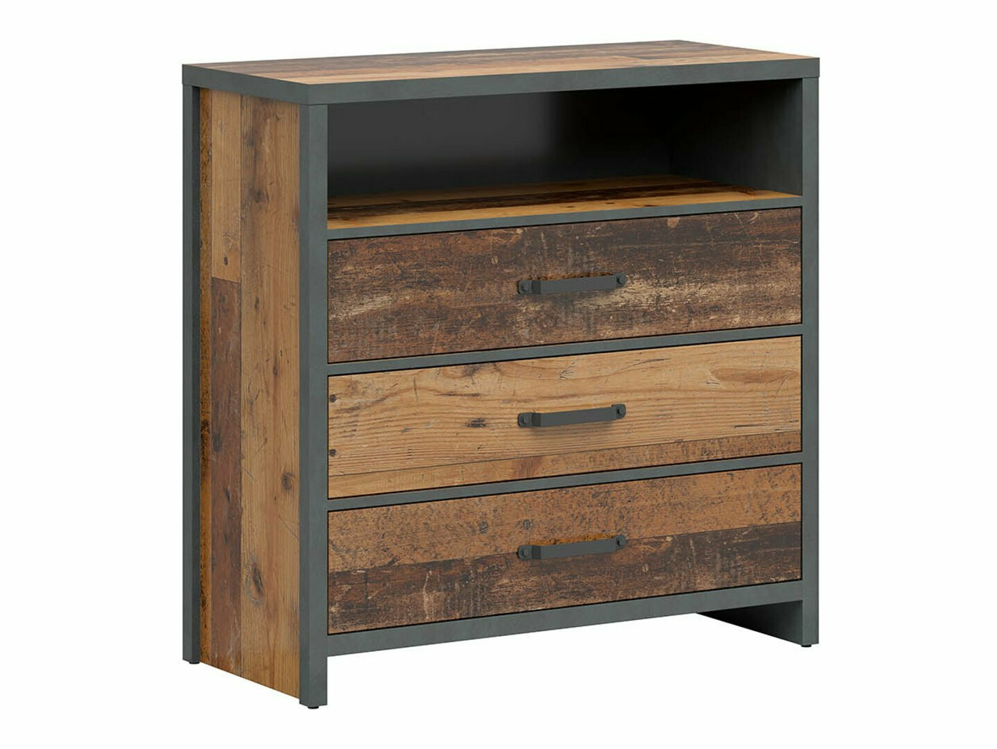 Kumode Belsera 102 (Brūns + Matera pelēks)