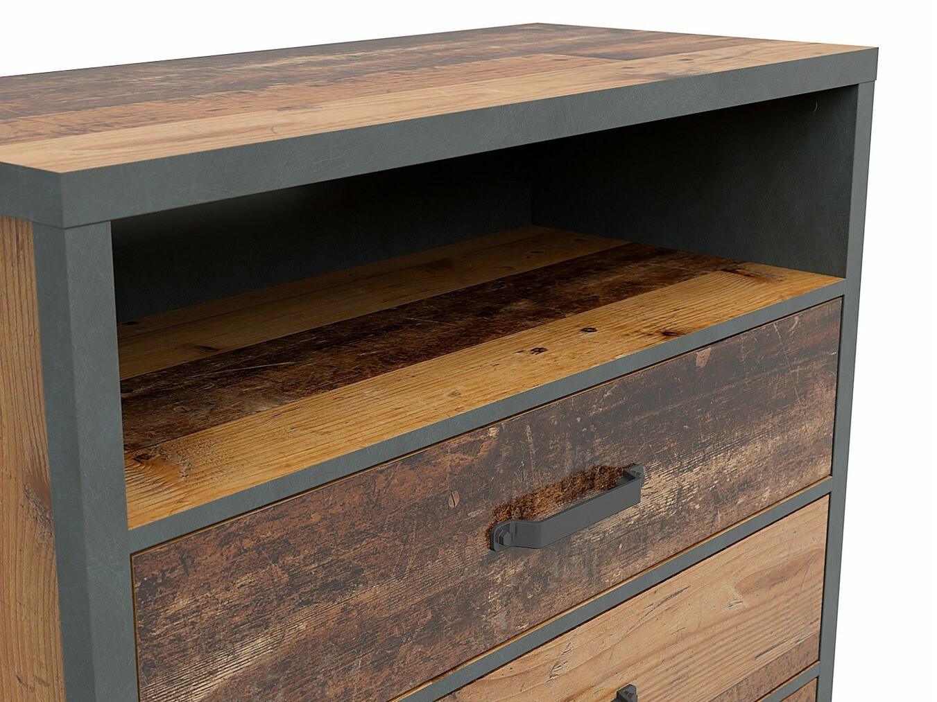 Kumode Belsera 102 (Brūns + Matera pelēks)