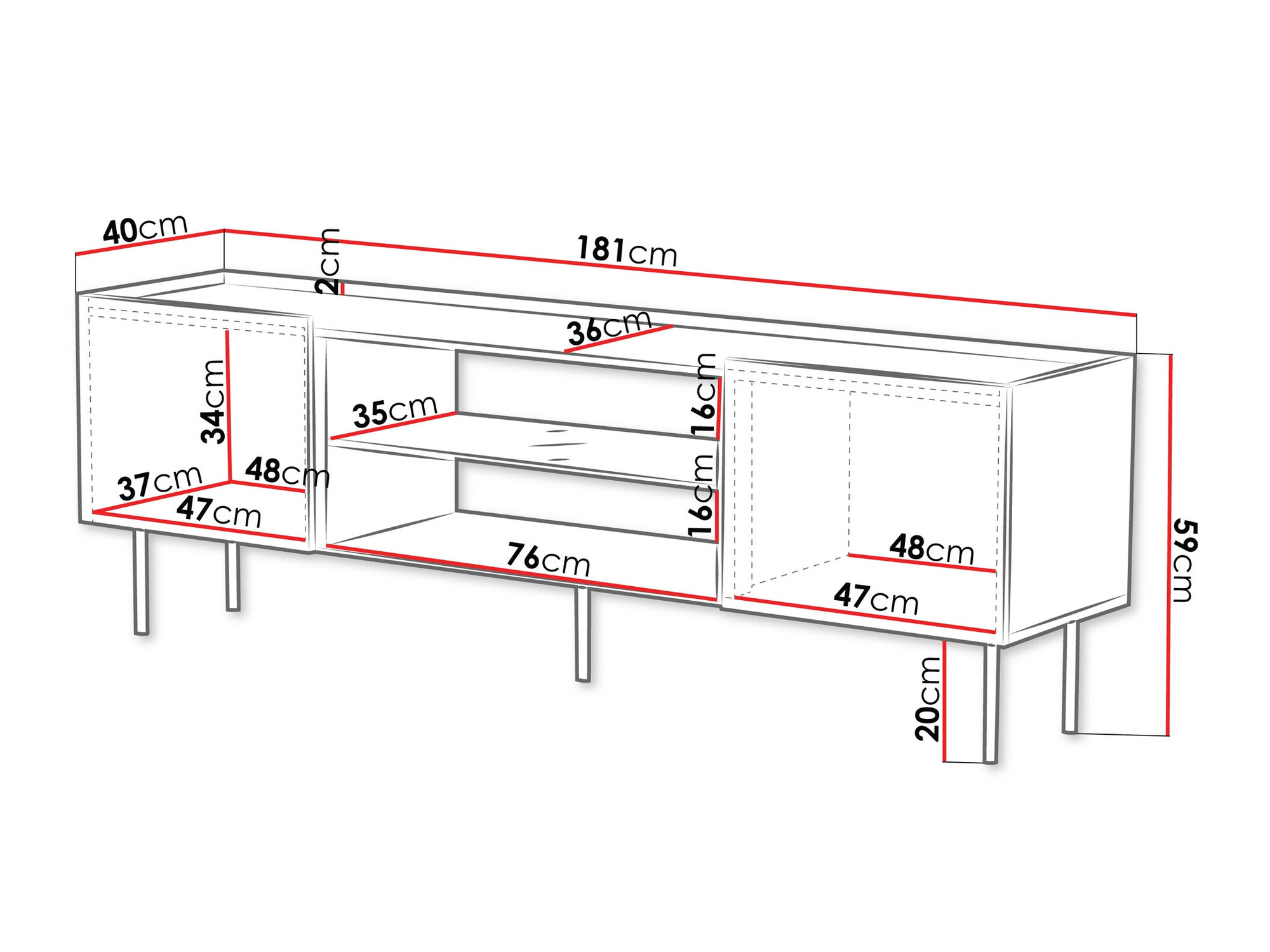 TV galds Mortali 105 (Kašmirs)