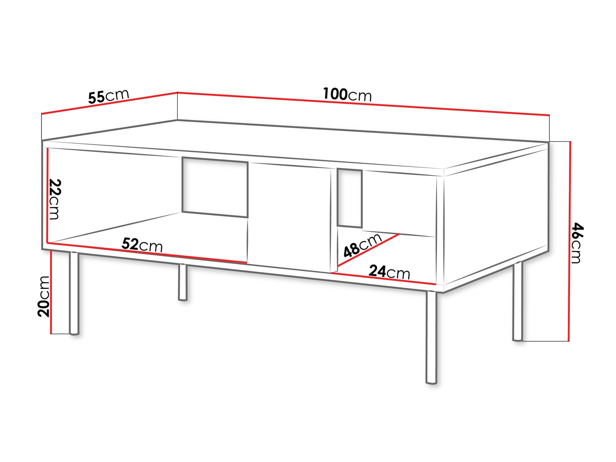 Žurnālu galdiņš Fama