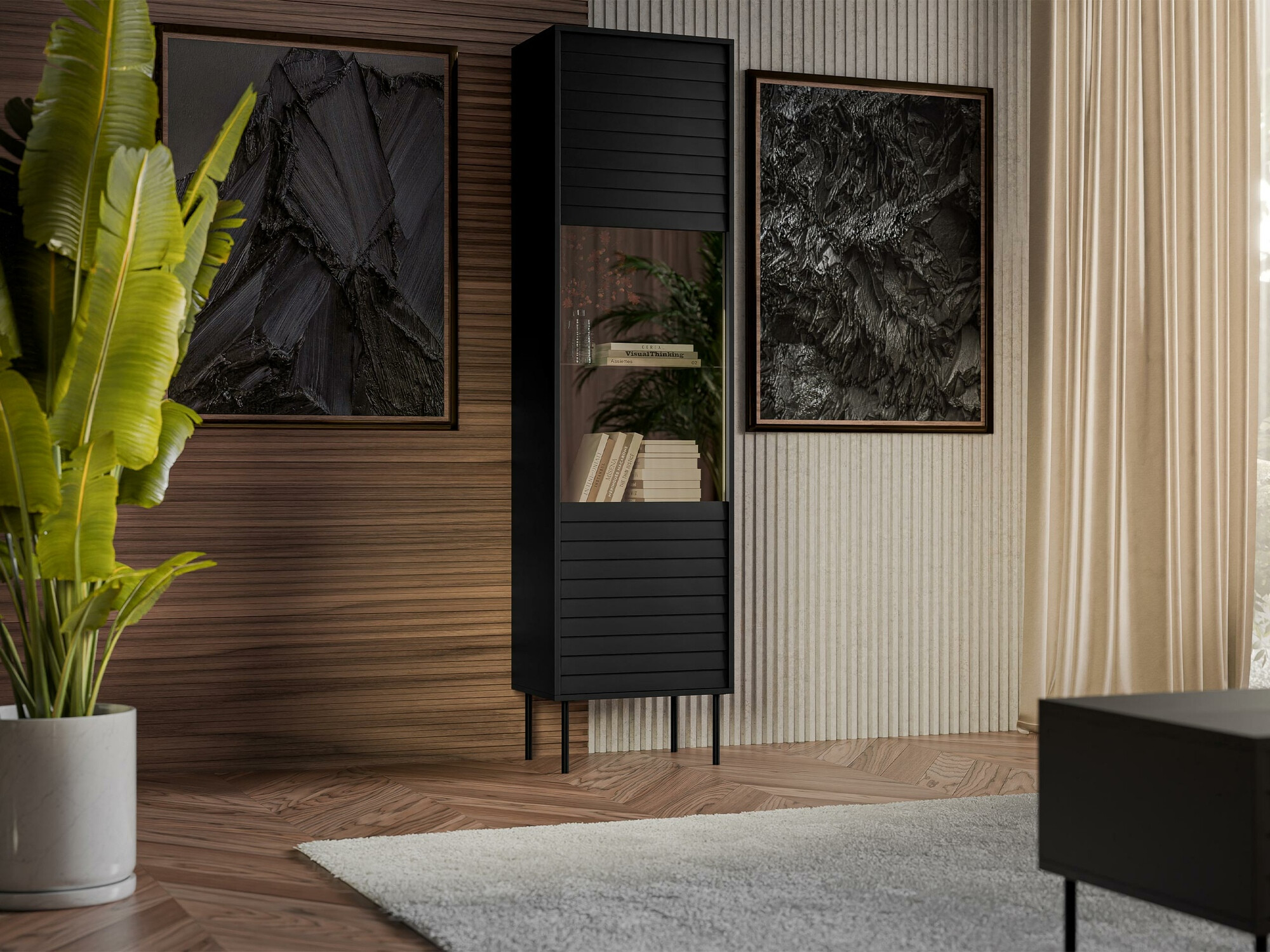 Plaukts Flosoru 107 (Melns)