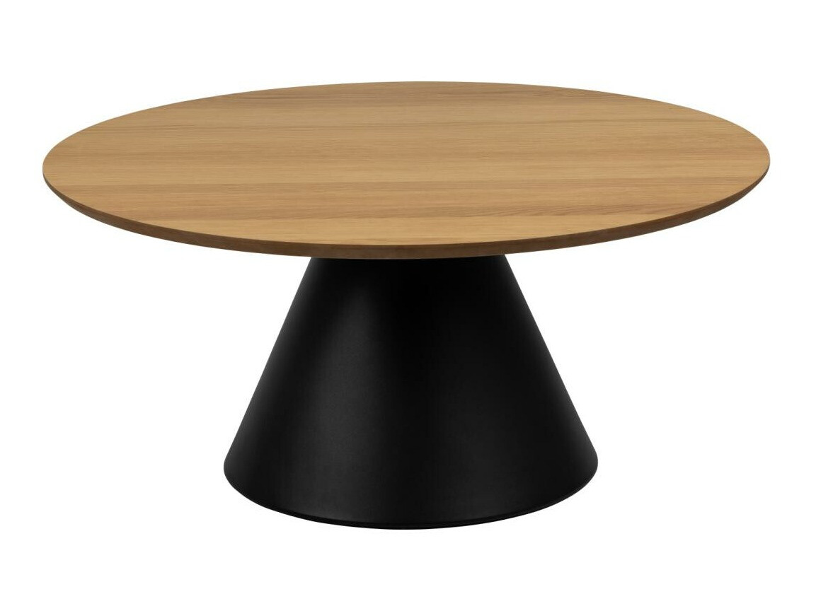 Žurnālu galdiņš Norsica 908 (Melns + Ozols)