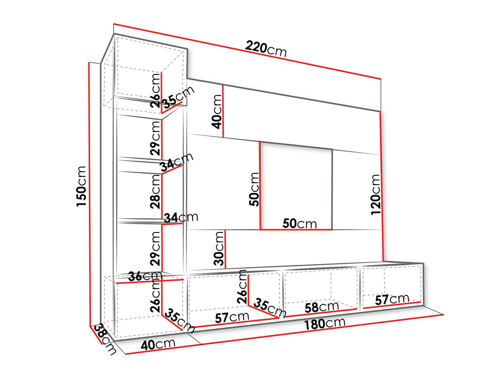 Набор для гостиной Comfivo 369 (Белый + Белый мрамор)