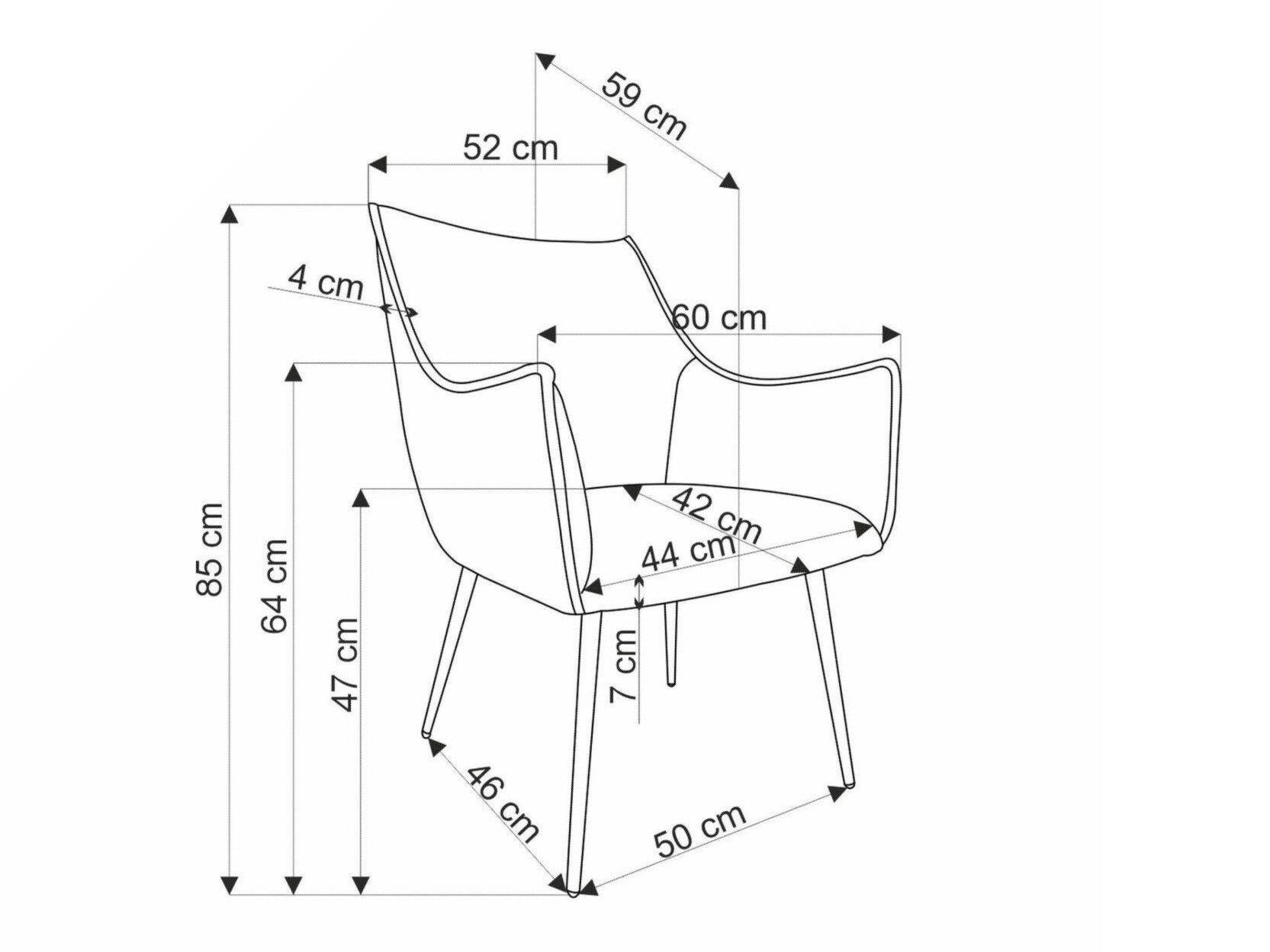 Стул Houston 1758 (Бежевый)