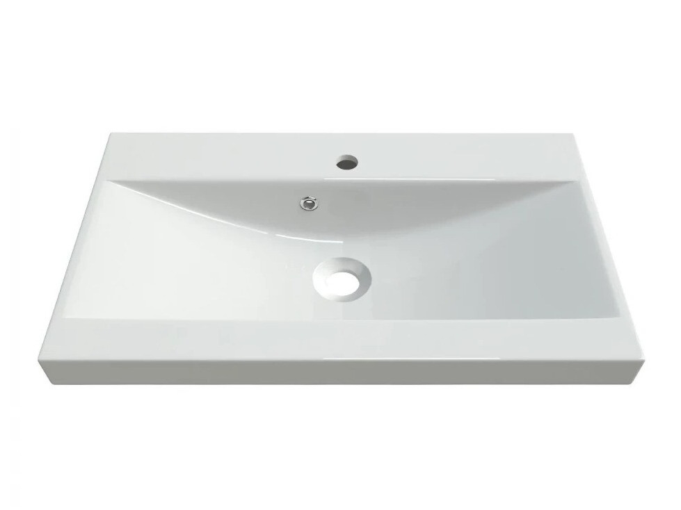 Vannas komplekts Sarasota 122 (Votan ozols + Glancēts balts)