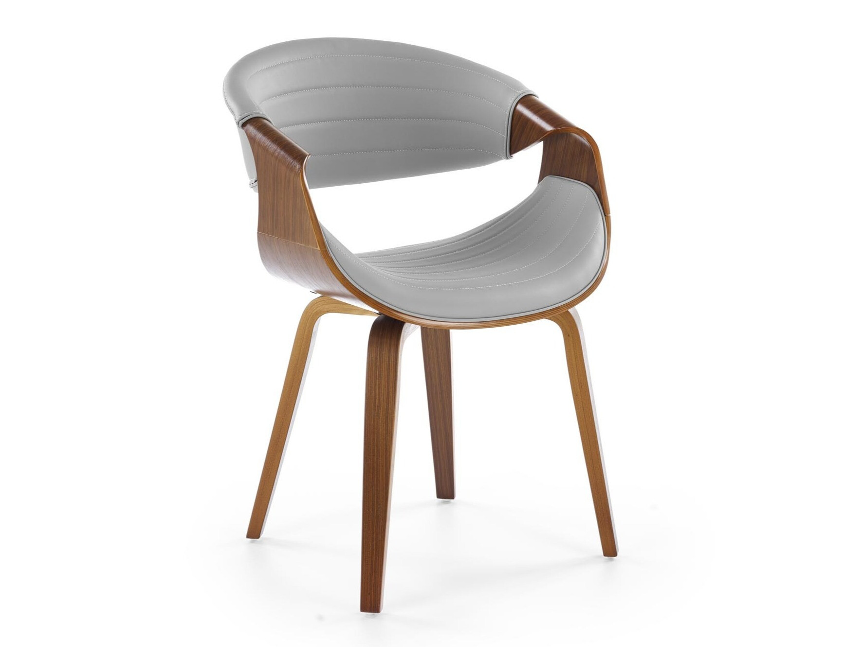 Krēsls Houston 1596 (Pelēks + Riekstkoks)