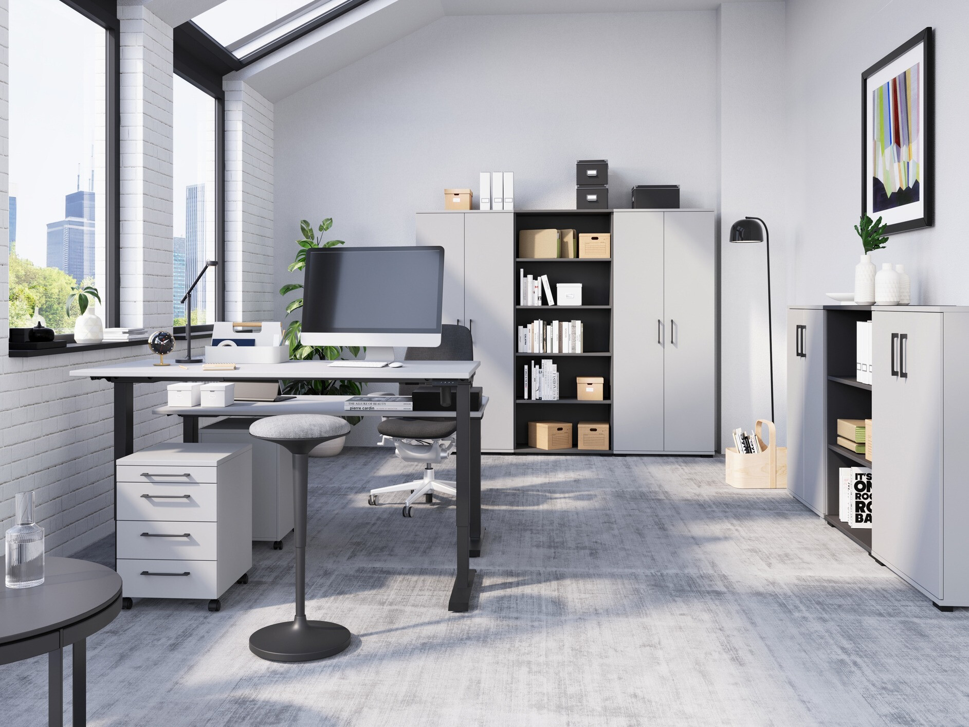 Plaukts Lartesi 104 (Gaiši pelēks)