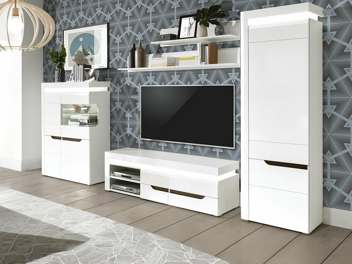 Plaukts Revelmi 106 (Glancēts balts + Balts)