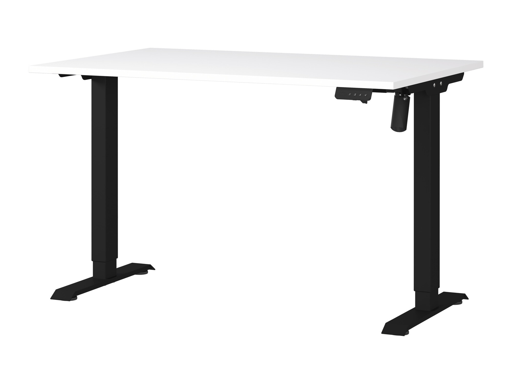 Рабочий стол с регулируемой высотой Lartesi 115 (Белый + Чёрный)