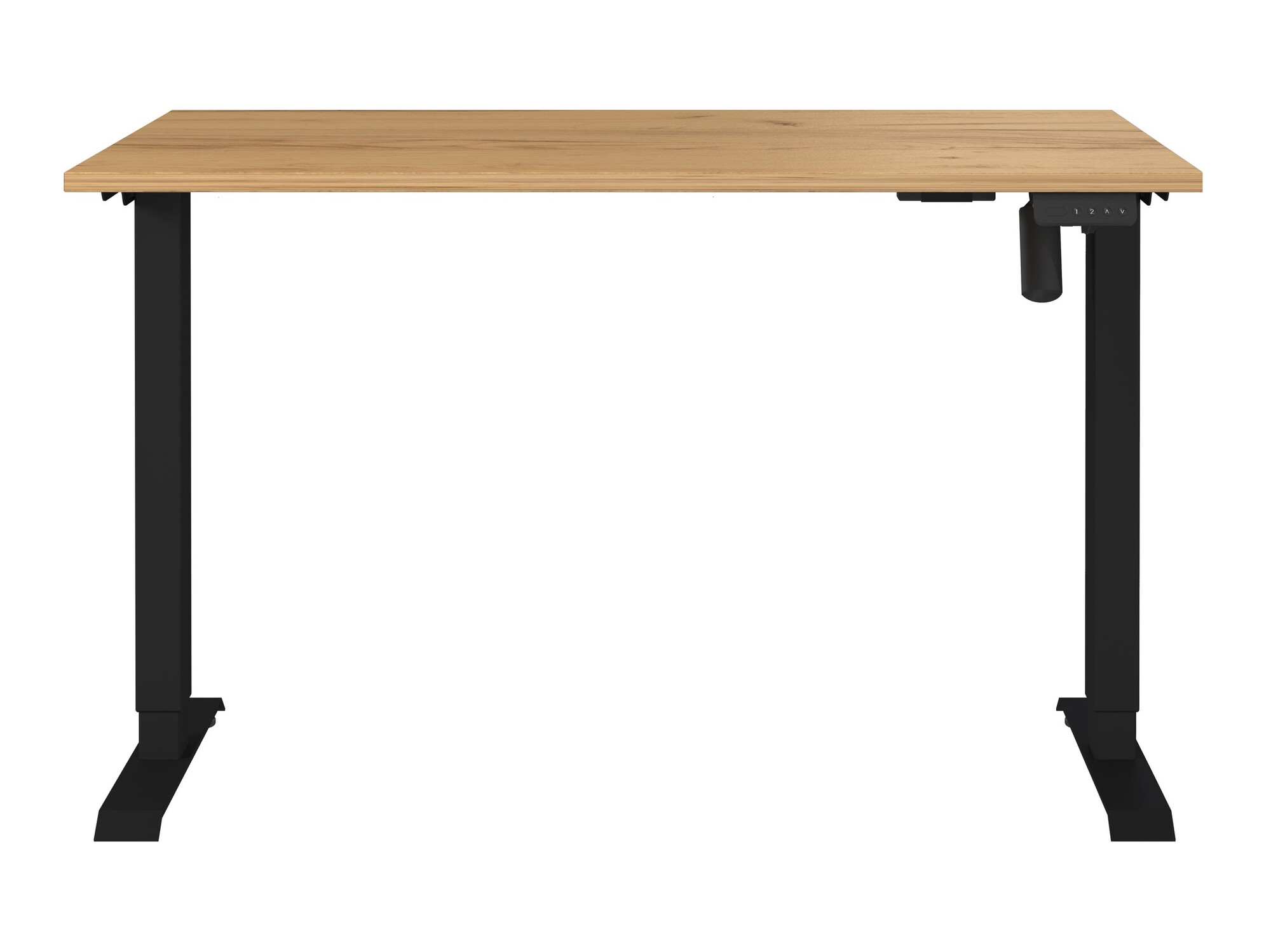 Рабочий стол с регулируемой высотой Lartesi 115 (Navarra дуб + Чёрный)