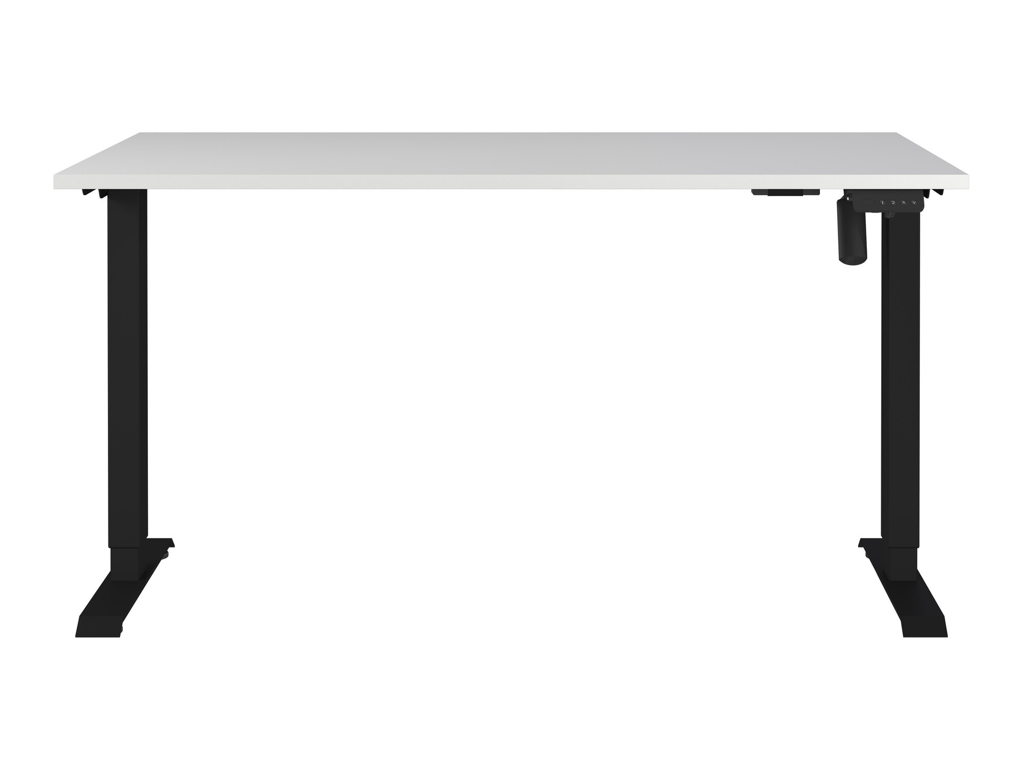 Рабочий стол с регулируемой высотой Lartesi 116 (Светло-серый + Чёрный)