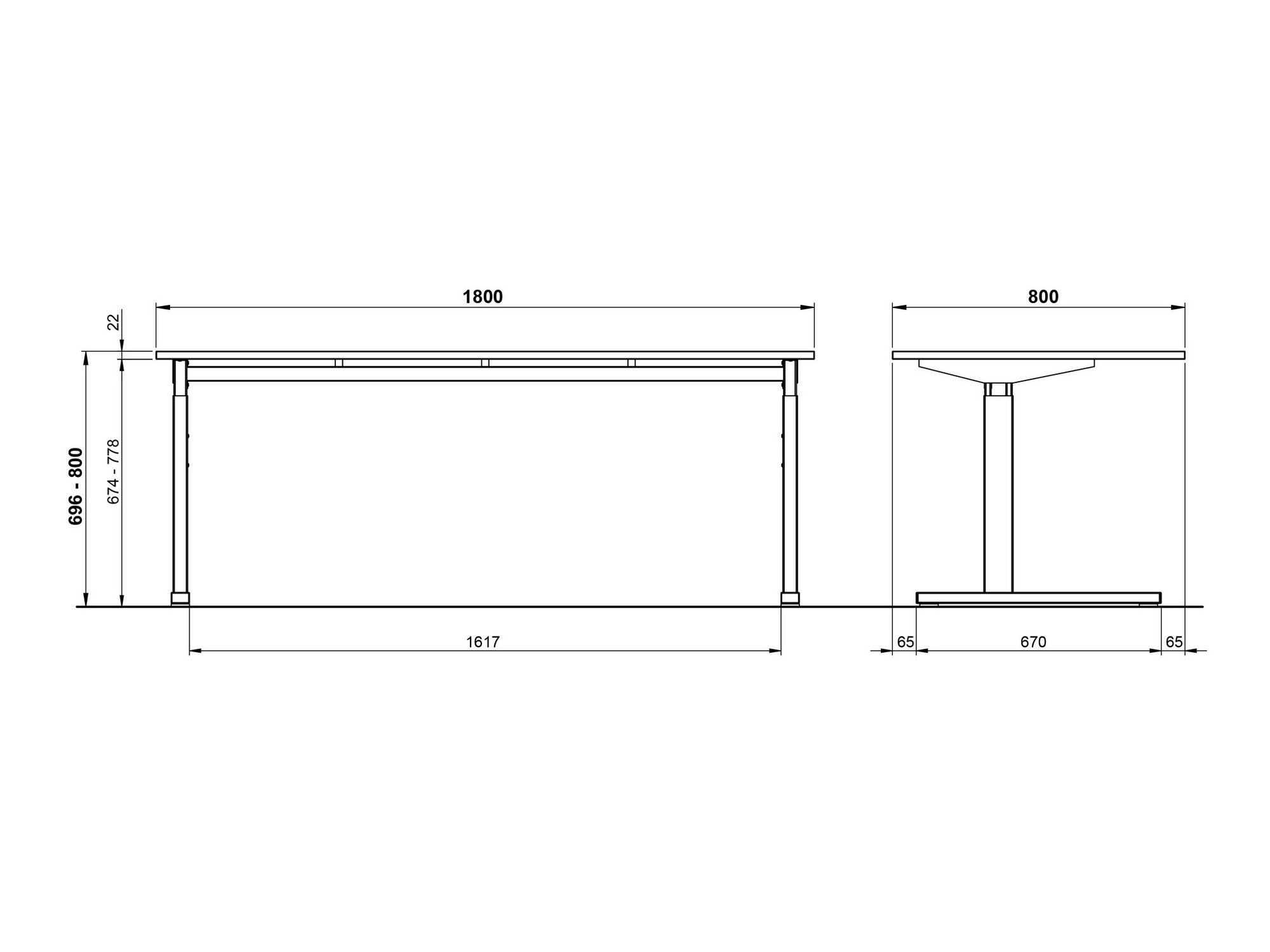 Rakstāmgalds Lartesi 107 (Gaiši pelēks + Melns)