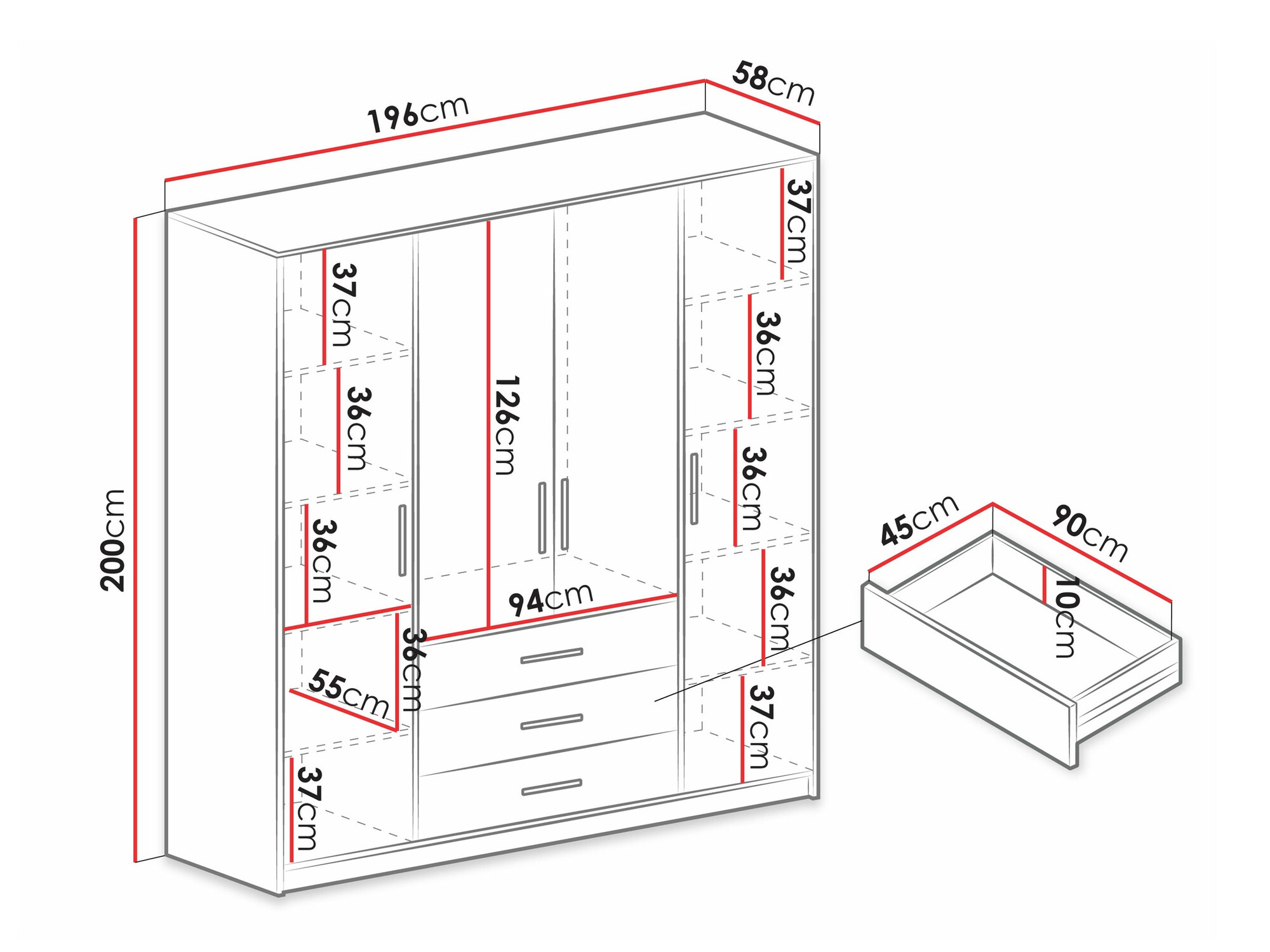 Шкаф Dortivu 112