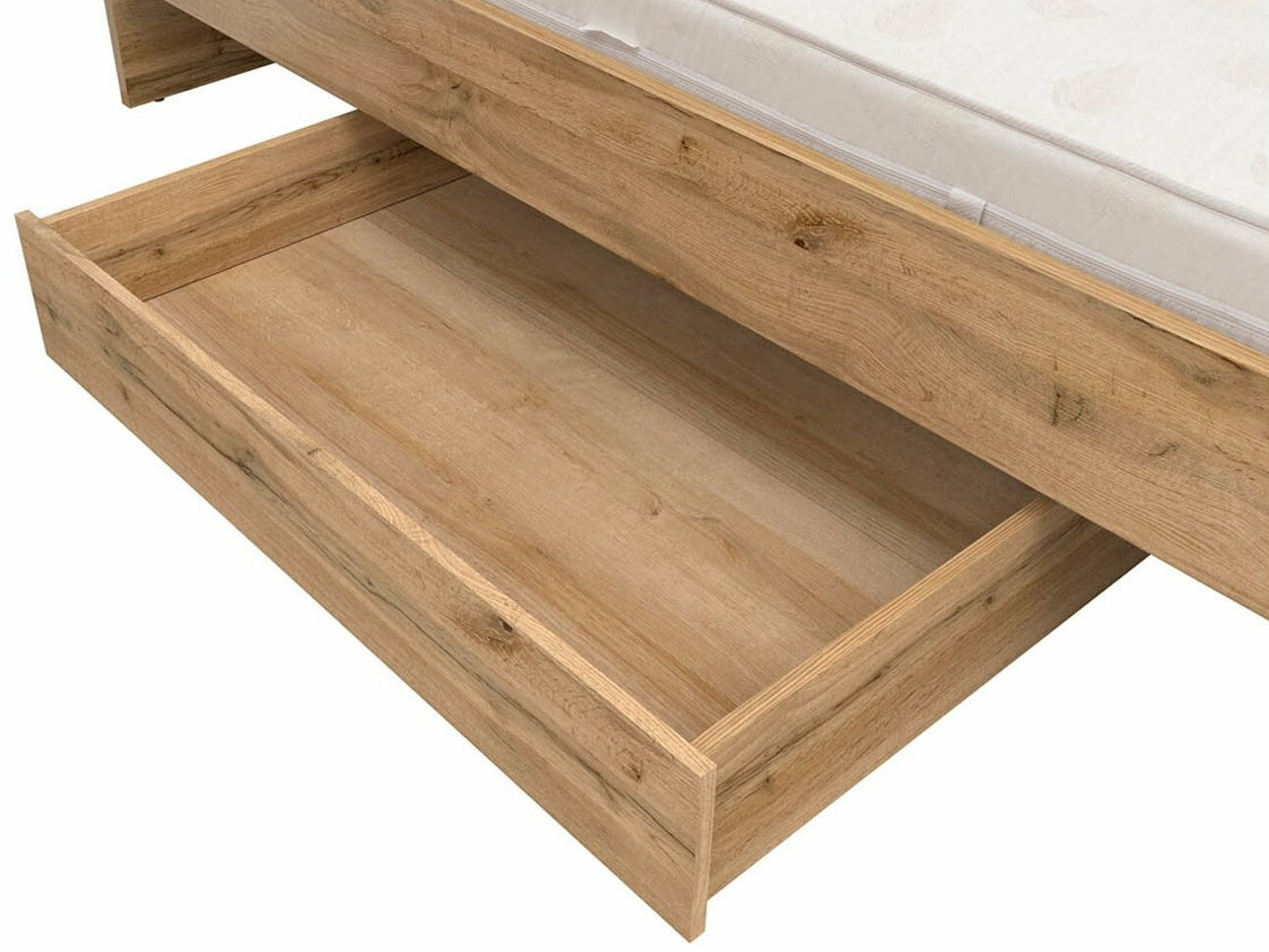 Gultas veļas kaste Tivetra 122 (Votan ozols)