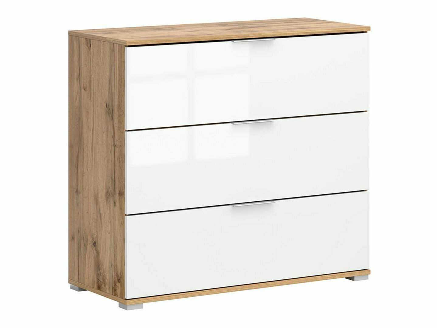 Kumode Tivetra 102 (Votan ozols + Glancēts balts)