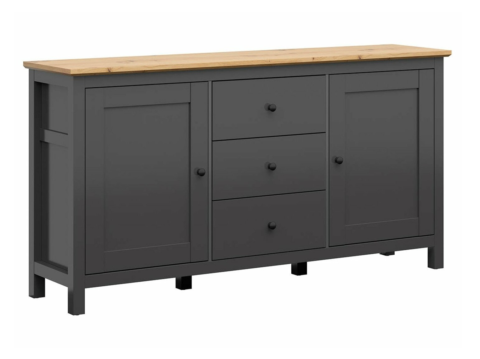 Kомод Sordoro 101 (Графит + Artisan дуб)
