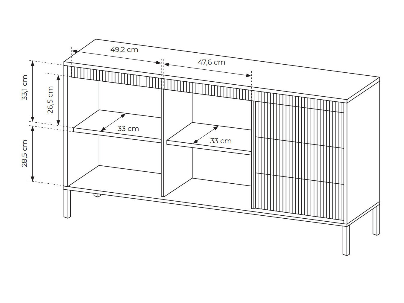 Kumode Romfele 101 (Bēšs)