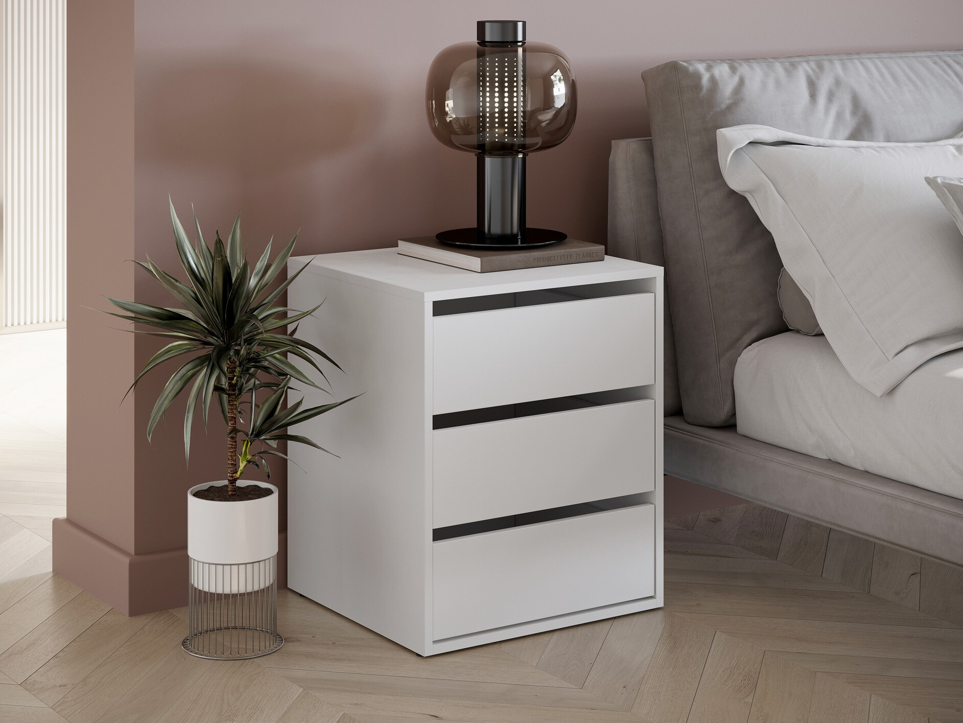 Naktsgaldiņš Cirdelu 113 (Balts)