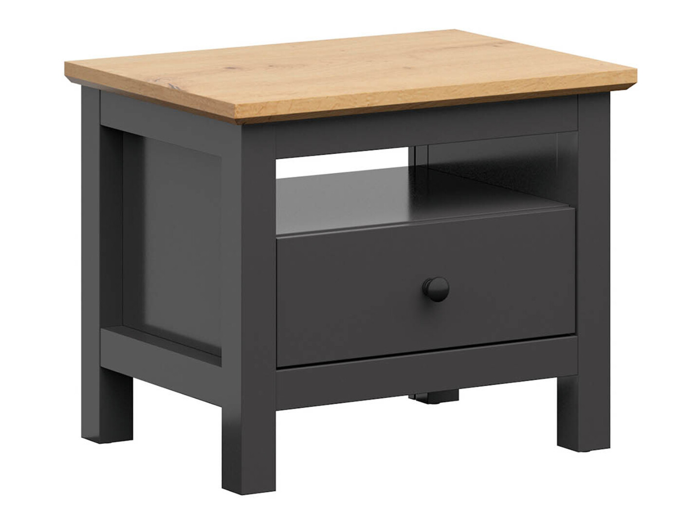 Naktsgaldiņš Sordoro 100 (Grafīts + Artisan ozols)