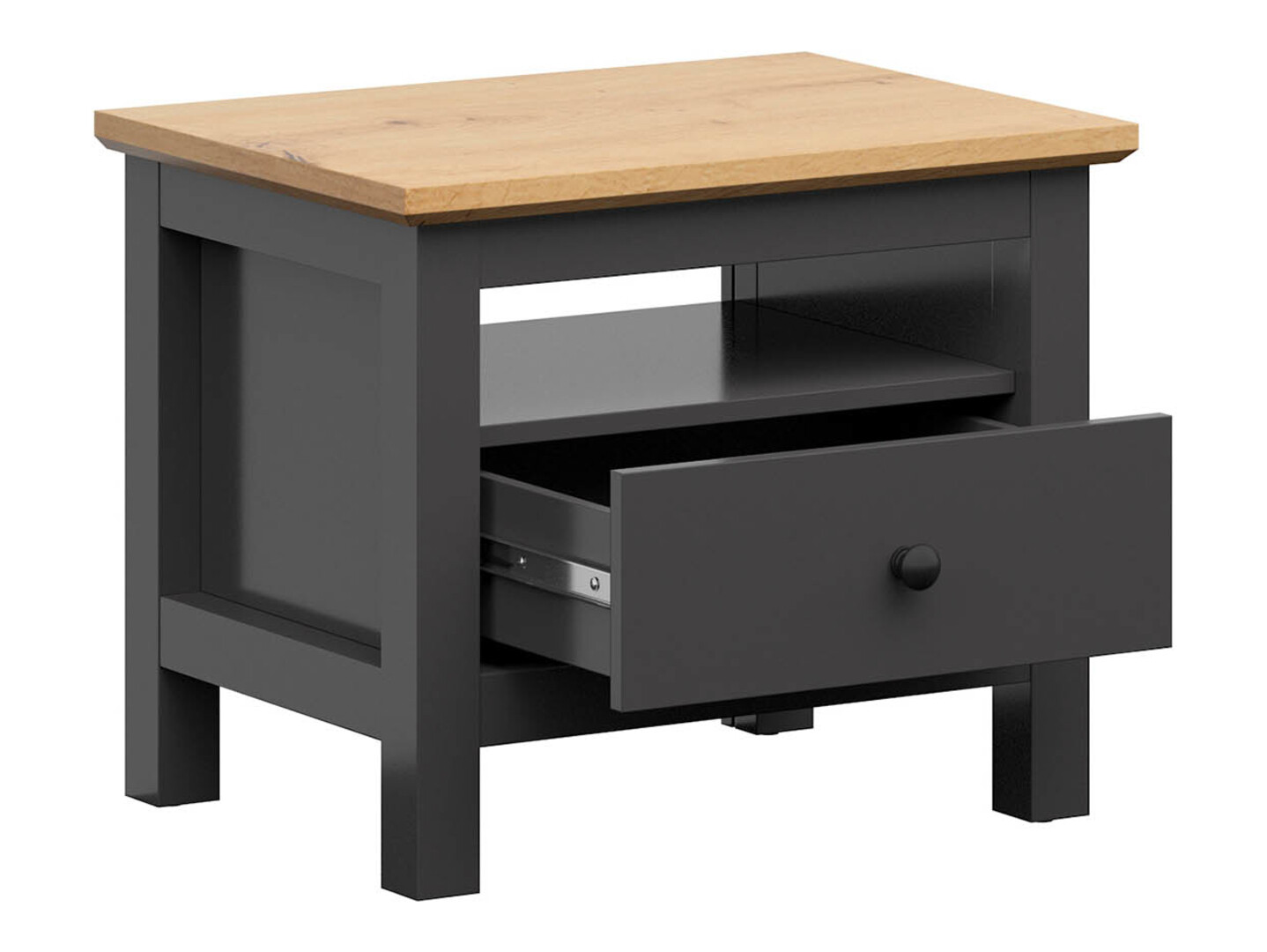 Naktsgaldiņš Sordoro 100 (Grafīts + Artisan ozols)