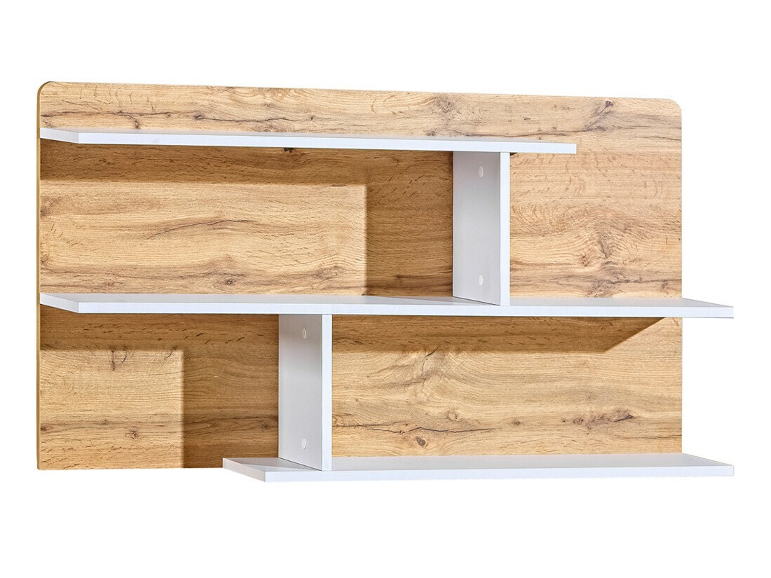 Настенная полка Evaropha 111 (Дуб вотан + Белый)