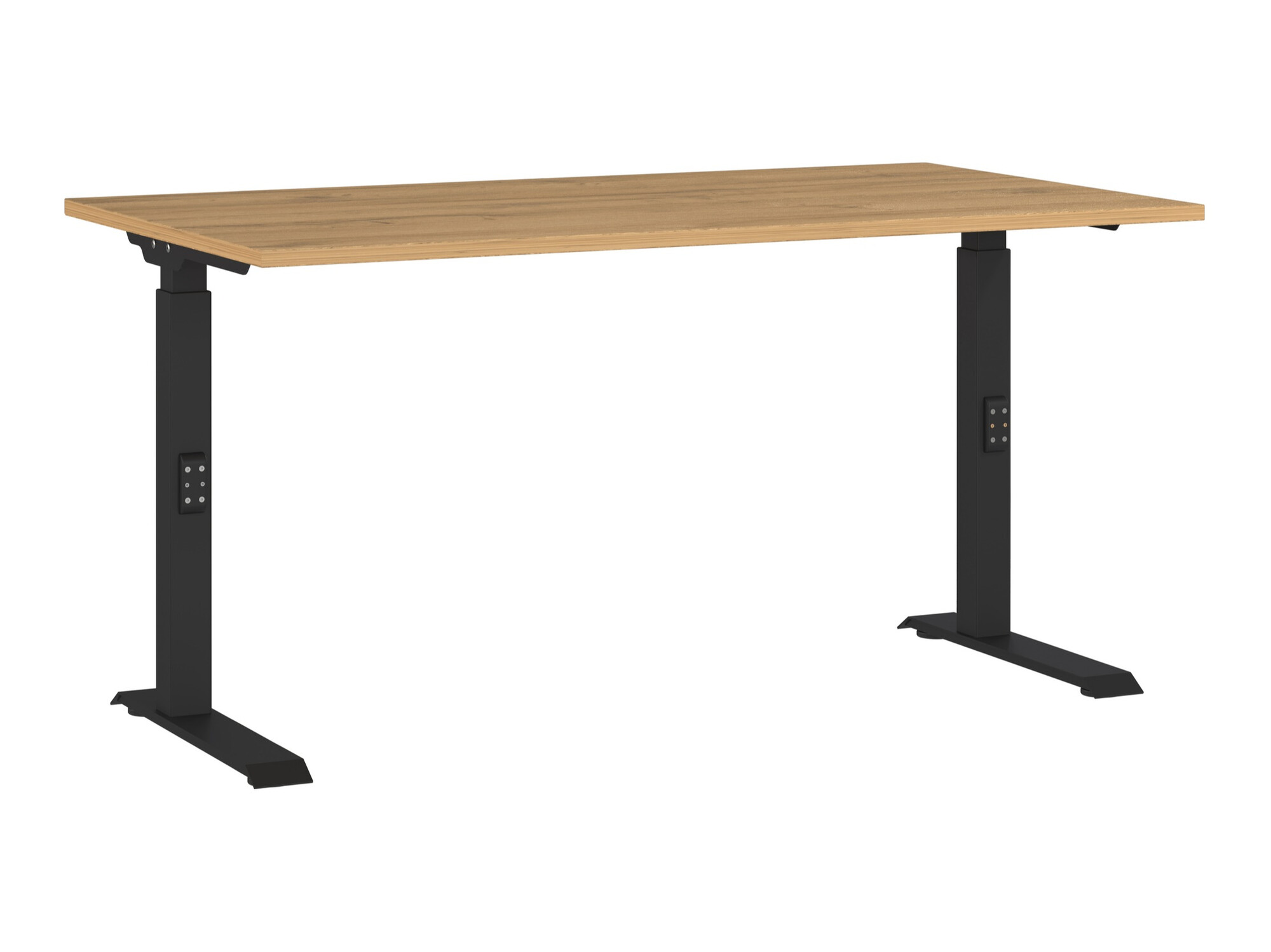 Письменный cтол Eliromo 121 (Внук дуб + Чёрный)