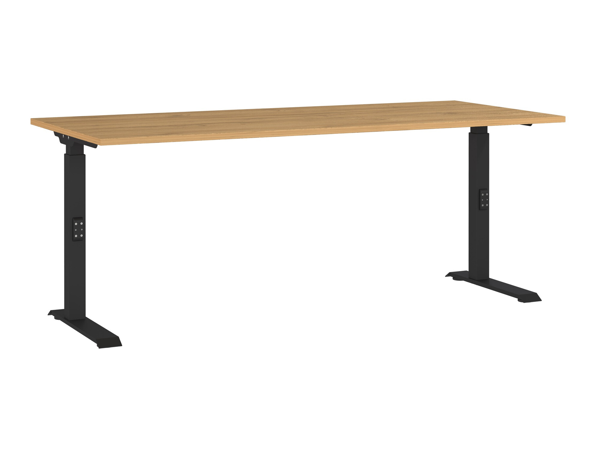 Письменный cтол Eliromo 124 (Внук дуб + Чёрный)