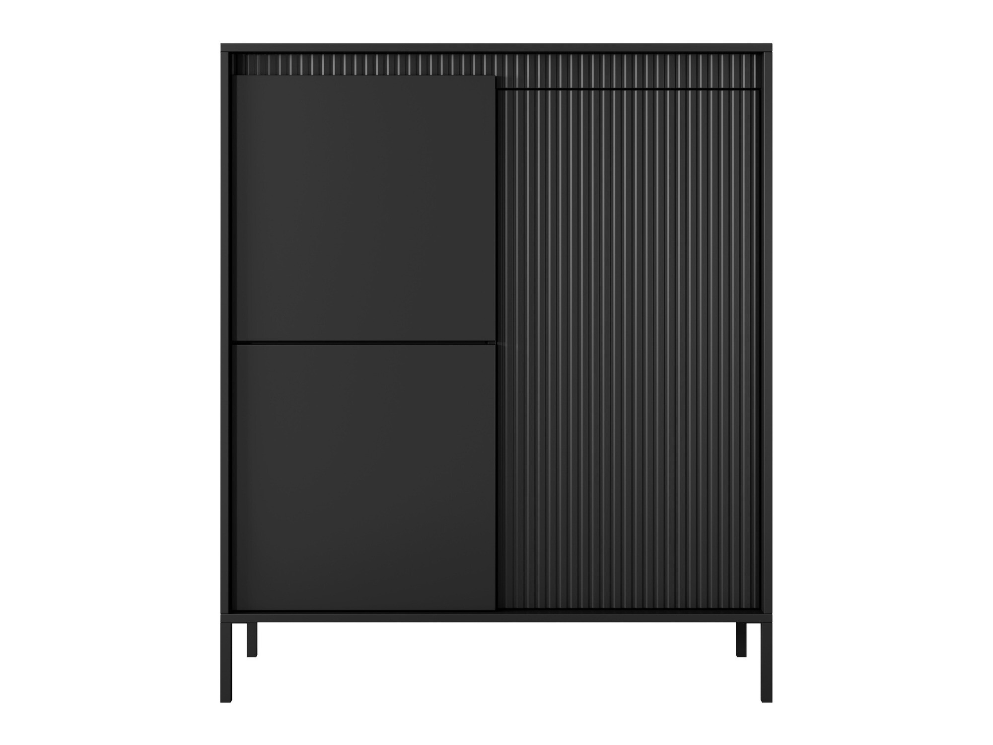 Skapis Romfele 100 (Melns)