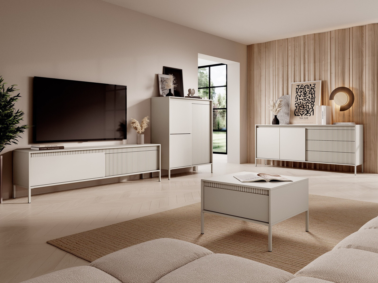 TV galds Romfele 104 (Bēšs)