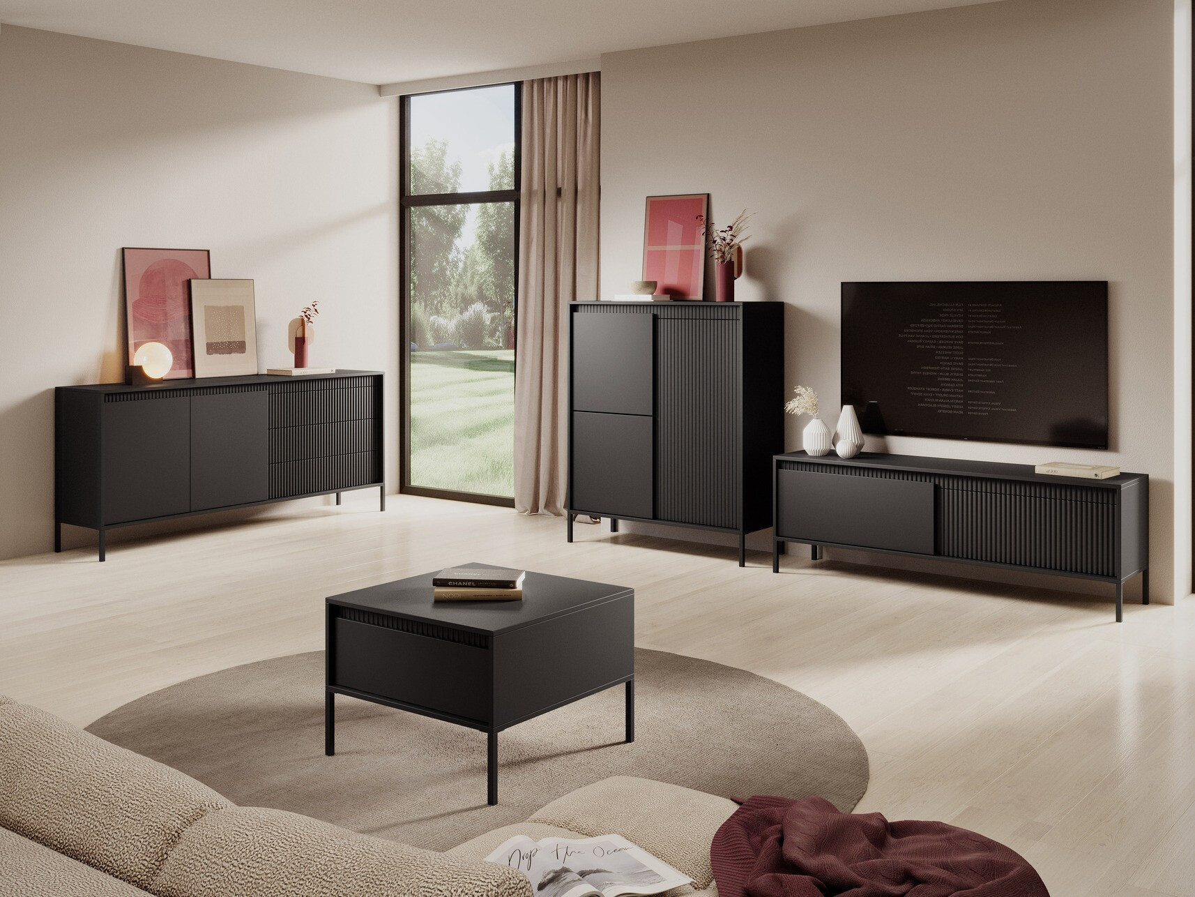 Журнальный столик Romfele 105 (Чёрный)