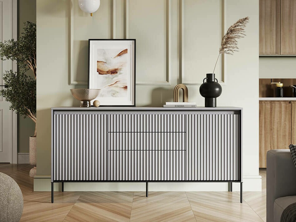 Kumode Fernolu 100 (Pelēks + Melns)