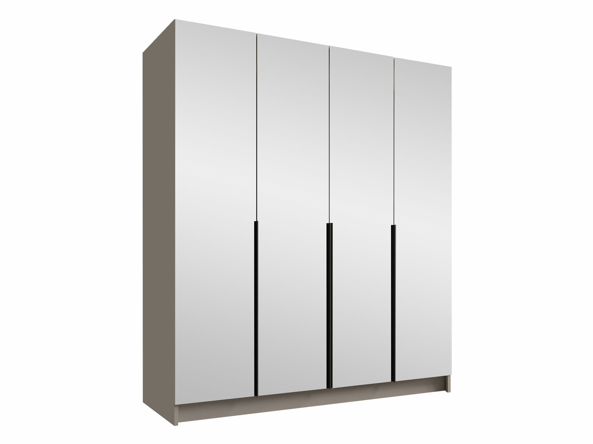 Skapis Closico Navor III (Kašmirs + Melns)