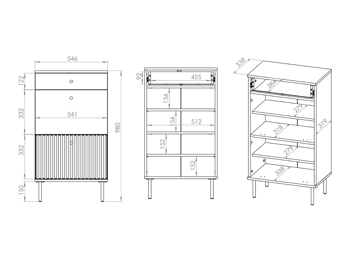 Тумба для обуви Marmeli 114