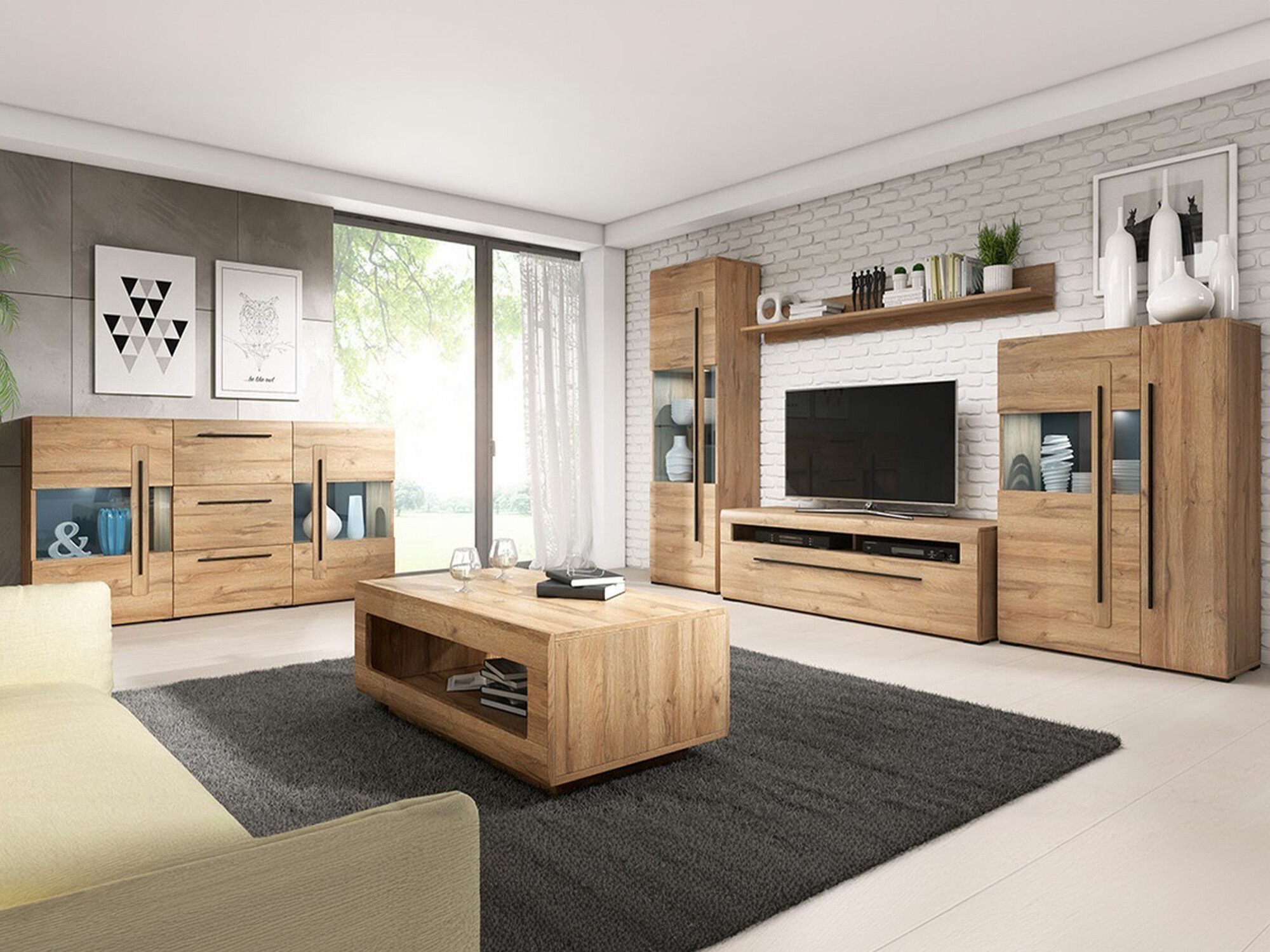 Viesistabas komplekts Ophsalu 112 (Grandson ozols)