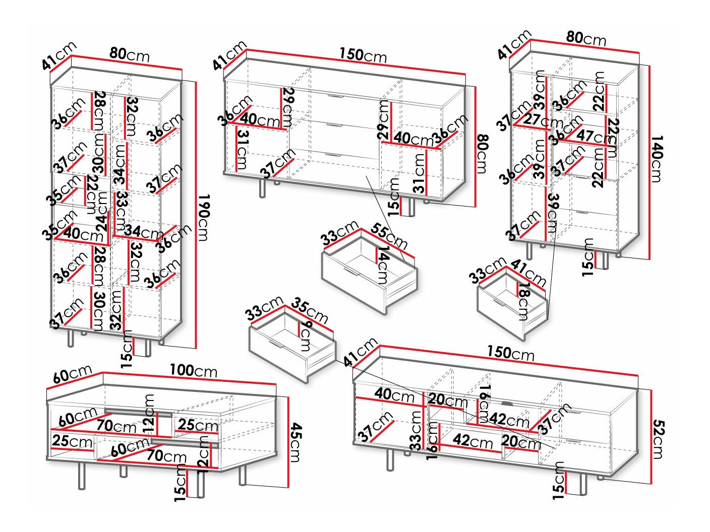 Набор для гостиной Virdomi 106 (Кашемир)