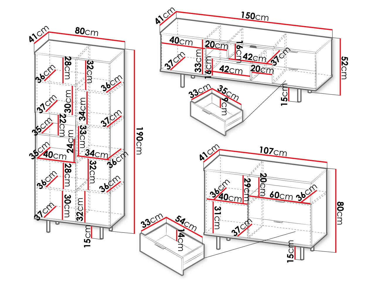 Набор для гостиной Virdomi 107 (Кашемир)