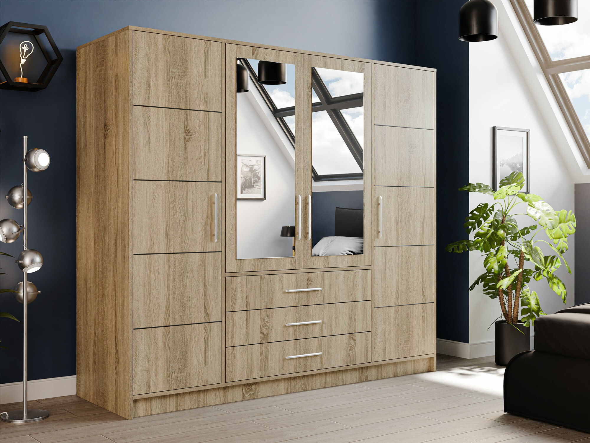 Skapis Dortivu (Sonomas ozols)