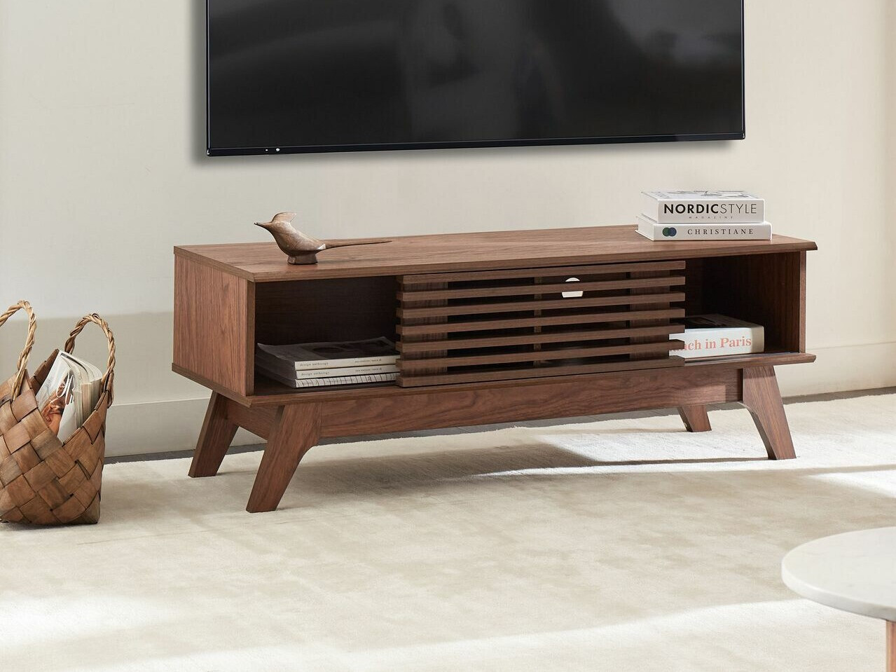 ТВ тумба Berwyn 210 (Темное дерево)