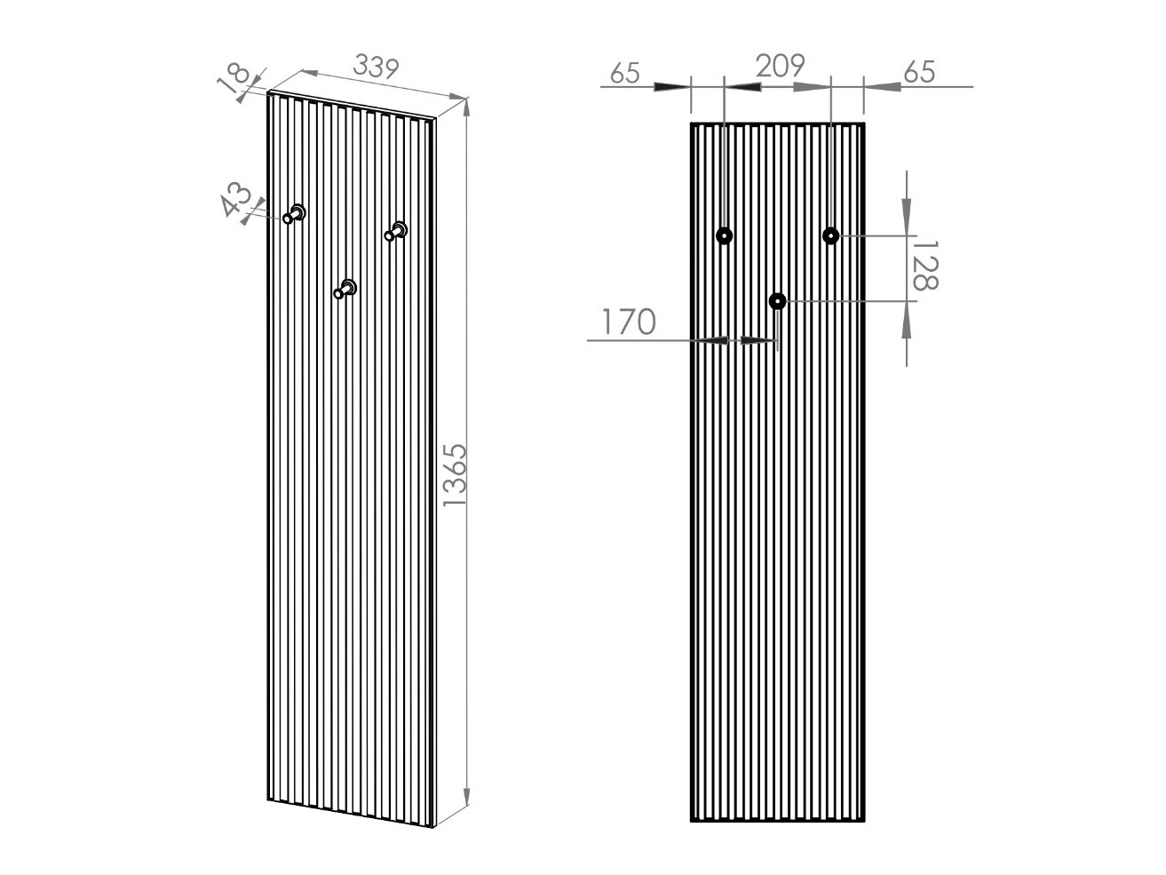 Вешалка Marmeli 118