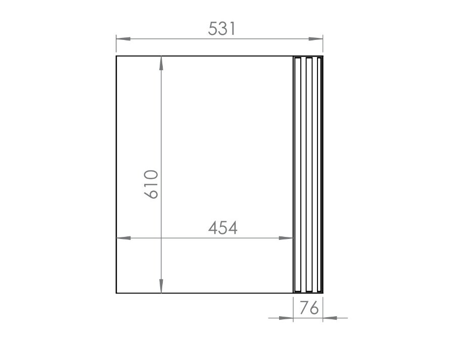 Зеркало Marmeli 122