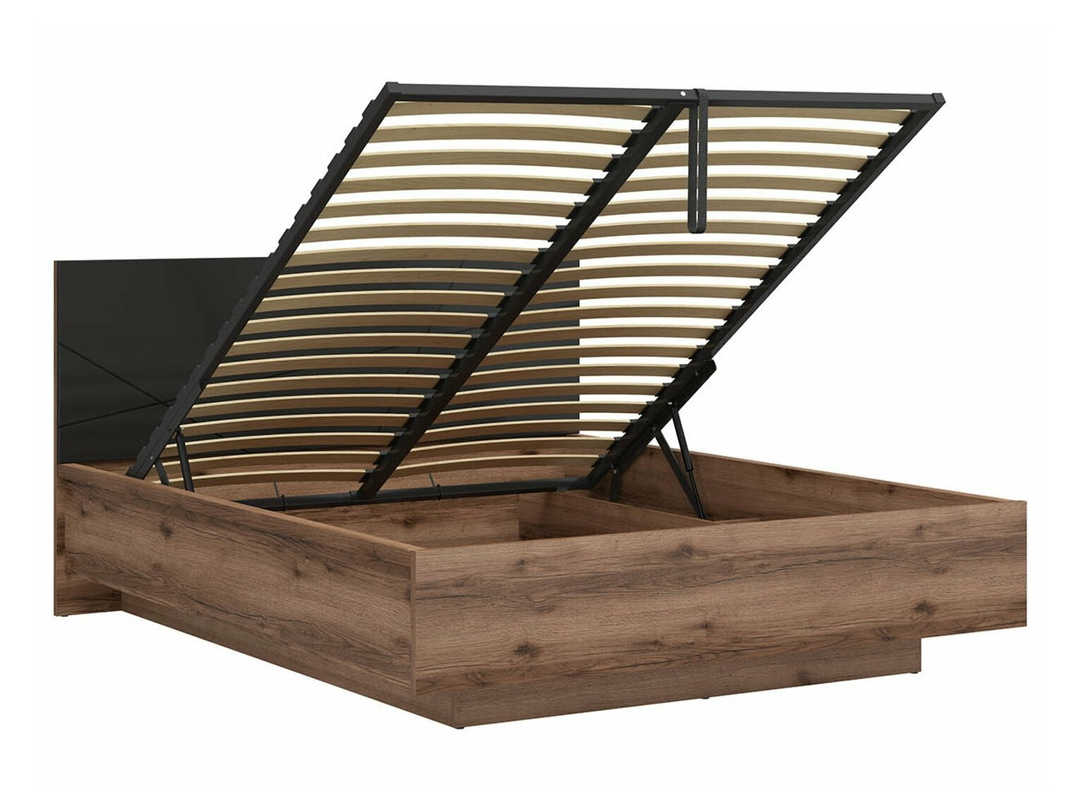 Gulta Fivale 122 (Tumšs delano ozols + Matēts melns)